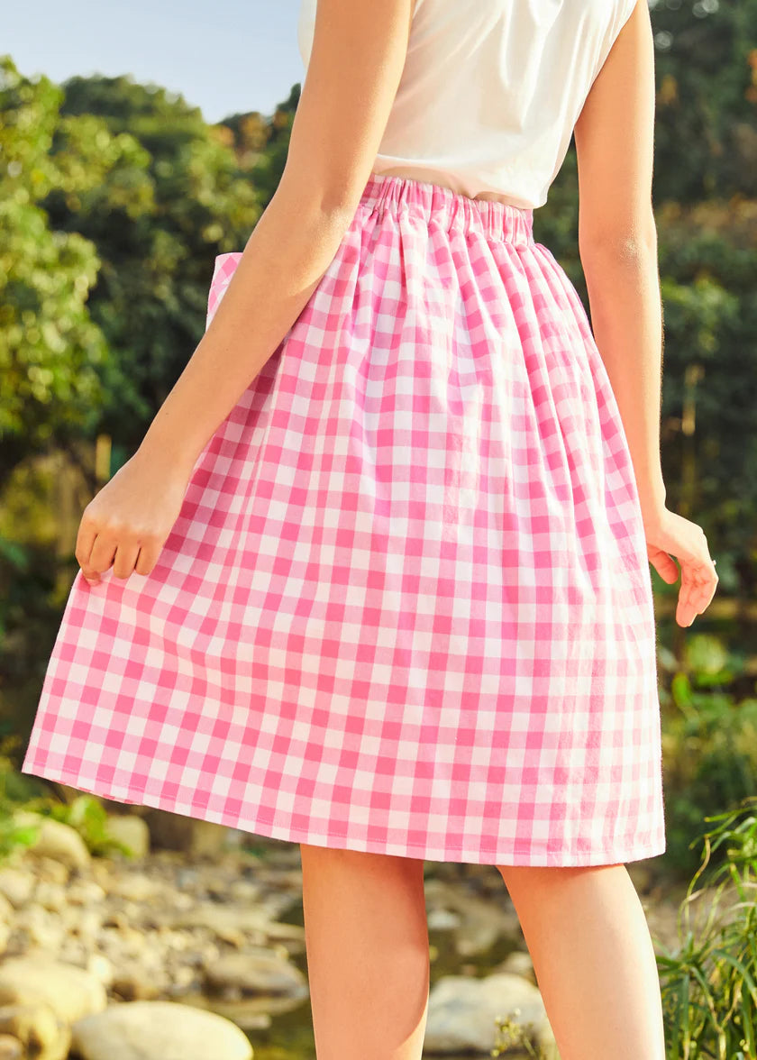 ALBERTO-The Songs of the Sea Midi Skirt